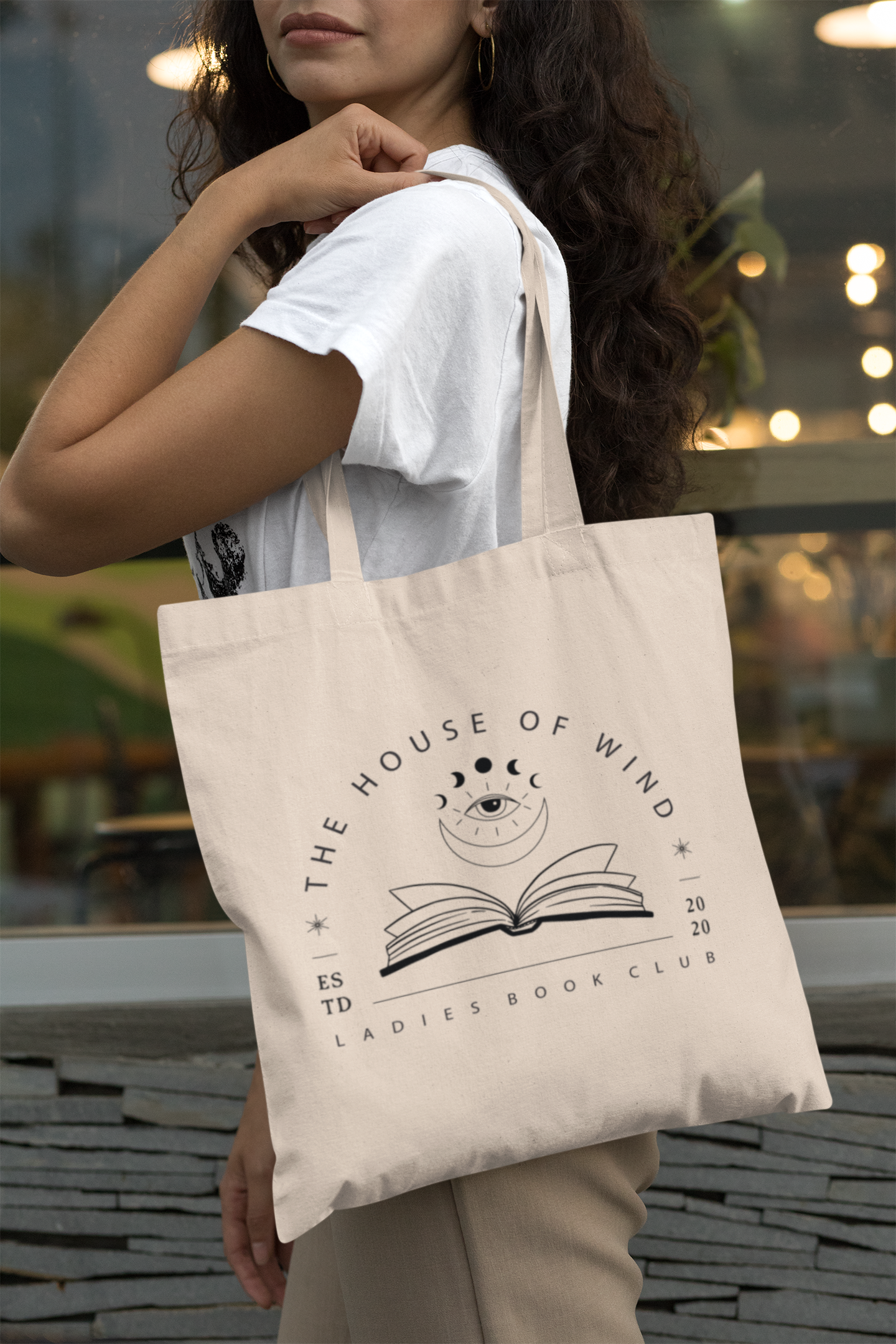 House of Wind Book Club Tote Bag