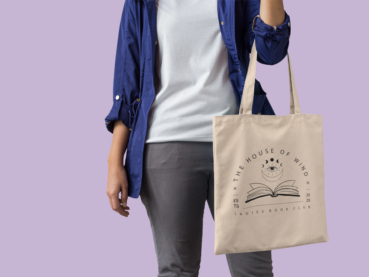 House of Wind Book Club Tote Bag