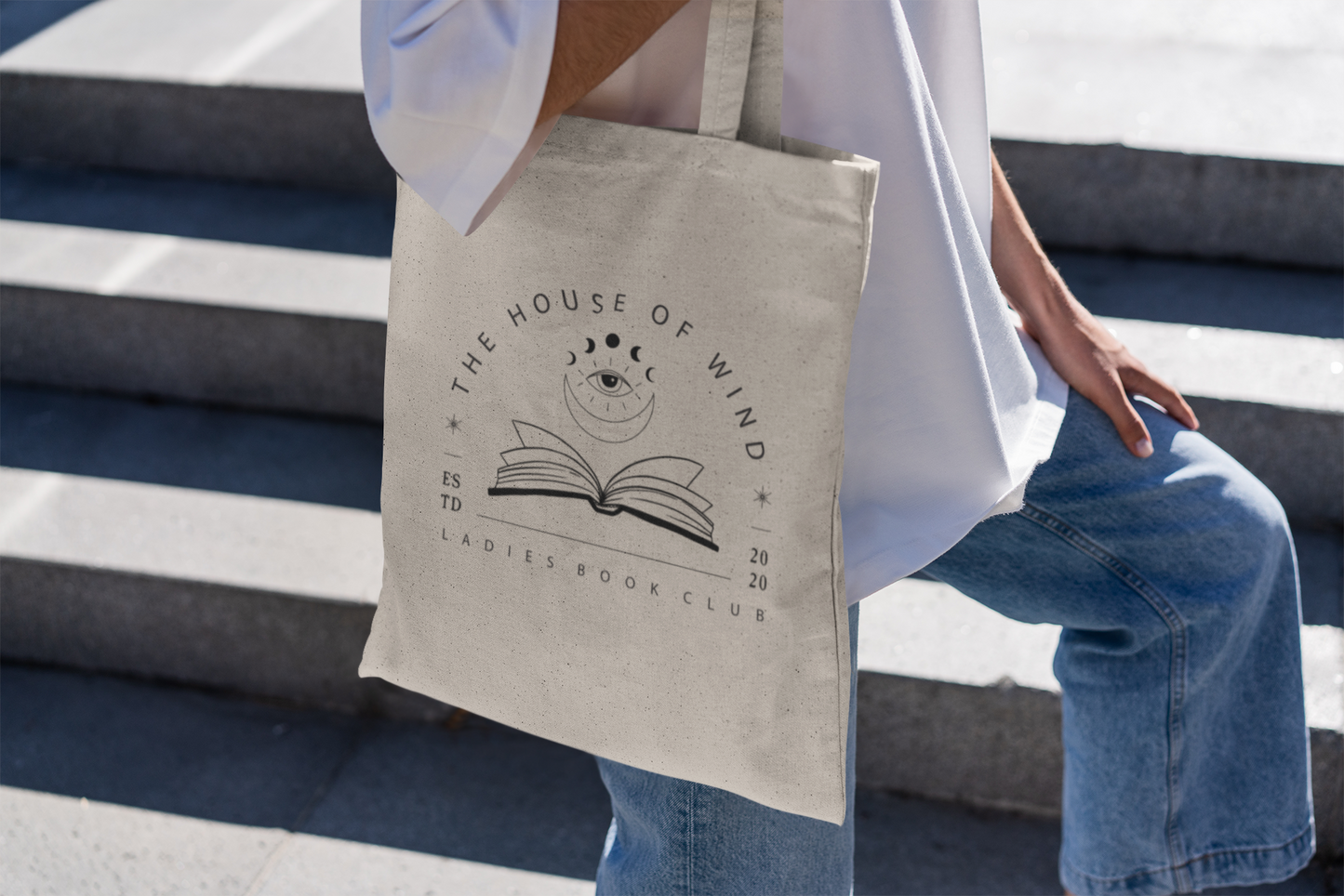 House of Wind Book Club Tote Bag